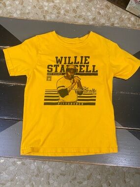 Yellow Kids Graphic Tee - Willie Stargell Design